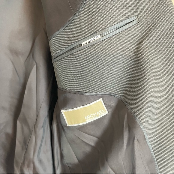 Michael Kors Gray Men’s Sports Coat Blazer Size 42R - Picture 13 of 15